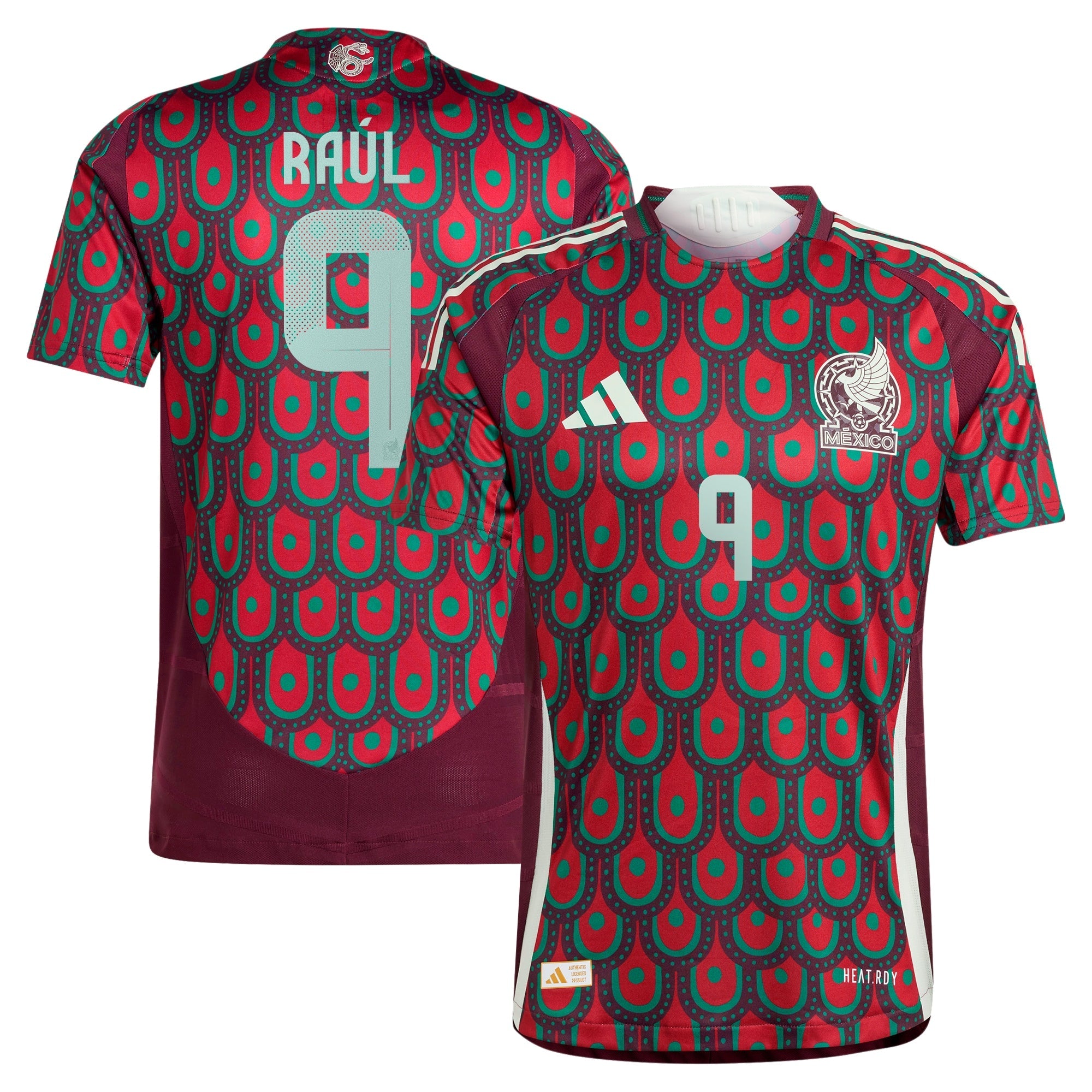 Raul Jimenez Mexico National Team 2024 Home Player Shirt - Burgundy