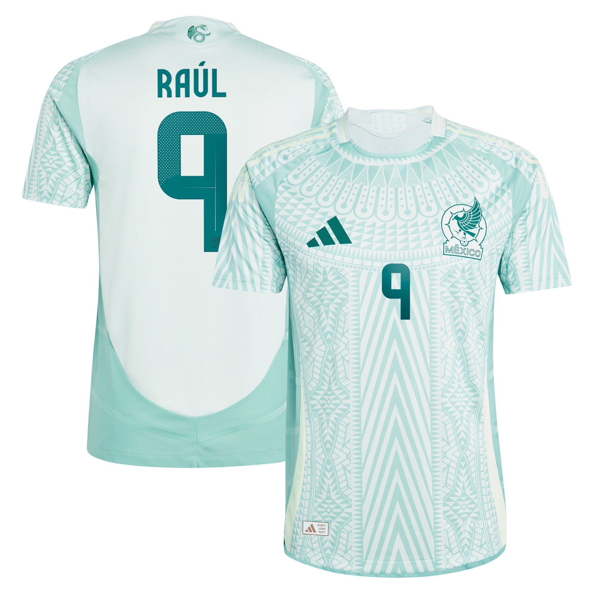 Raul Jimenez Mexico National Team 2024 Away Player Shirt - Green