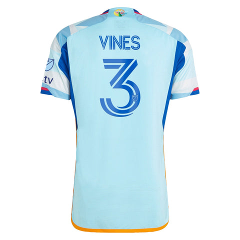 Sam Vines Colorado Rapids 2024 New Day Kit Player Shirt - Light Blue