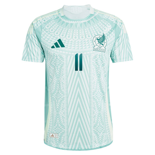 Santiago Giménez Mexico National Team 2024 Away Player Shirt - Green
