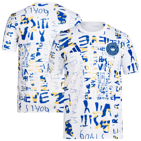 Charlotte FC 2024 MLS Kick Childhood Cancer Pre-Match Top - White
