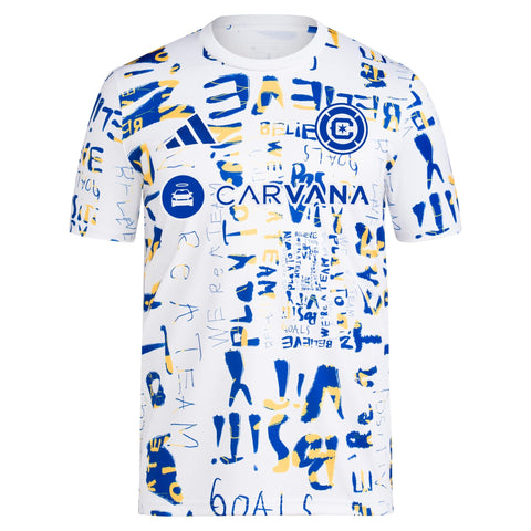 Chicago Fire 2024 MLS Kick Childhood Cancer Pre-Match Top - White