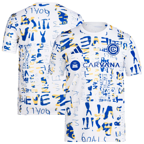 Chicago Fire 2024 MLS Kick Childhood Cancer Pre-Match Top - White