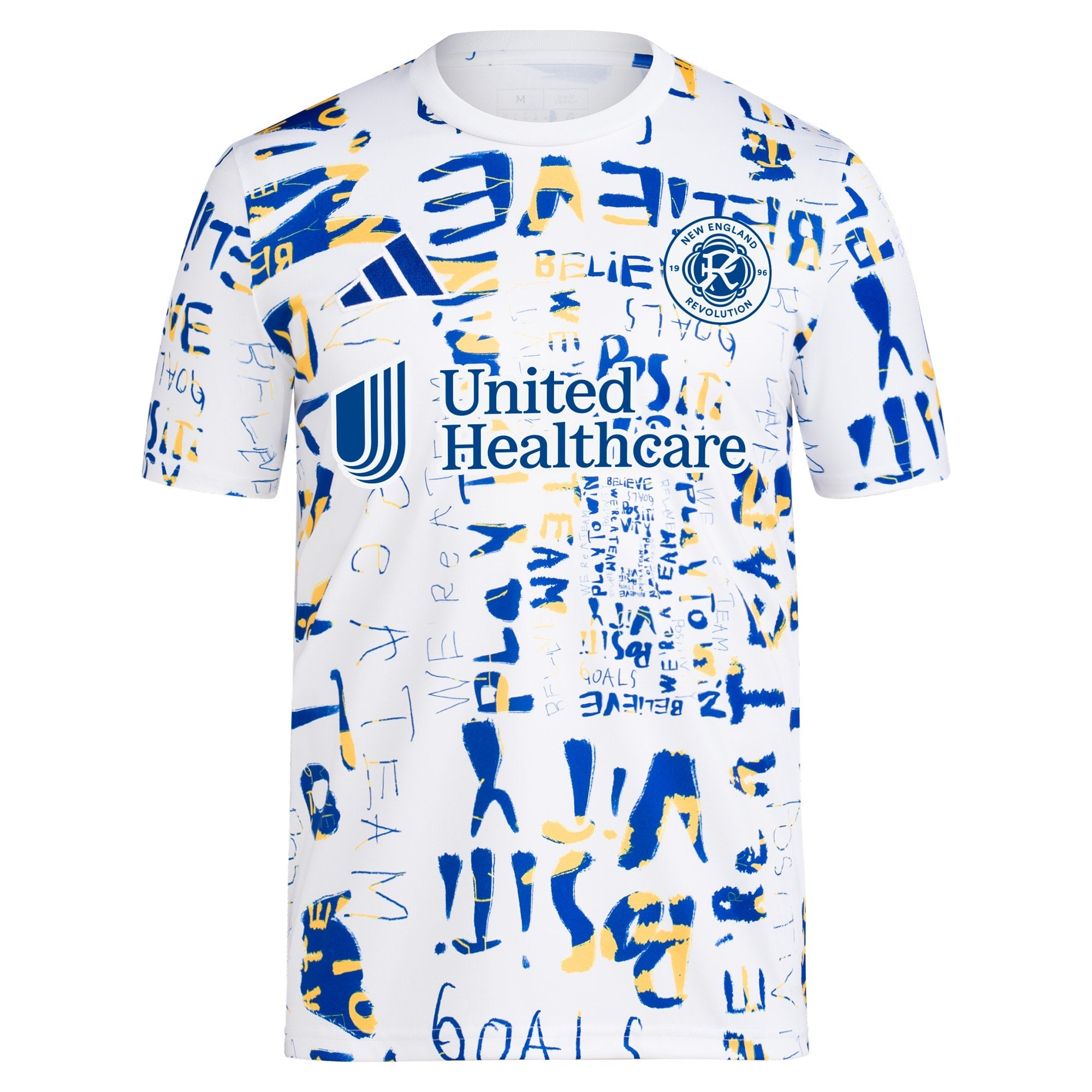New England Revolution 2024 MLS Kick Childhood Cancer Pre-Match Top - White