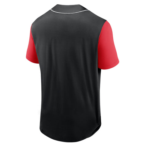 D.C. United Fanatics Balance Fashion Baseball Shirt - Black