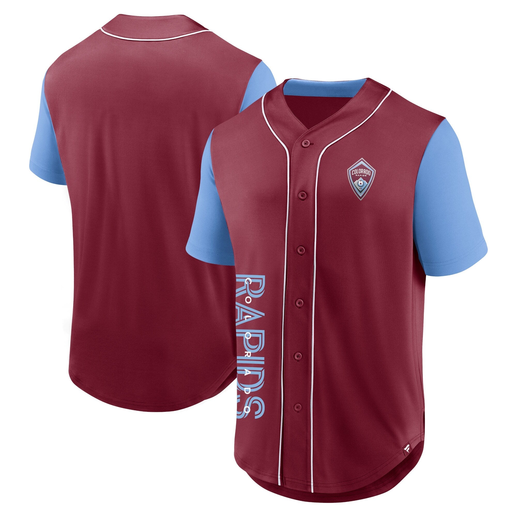 Colorado Rapids Fanatics Balance Fashion Baseball Shirt - Burgundy