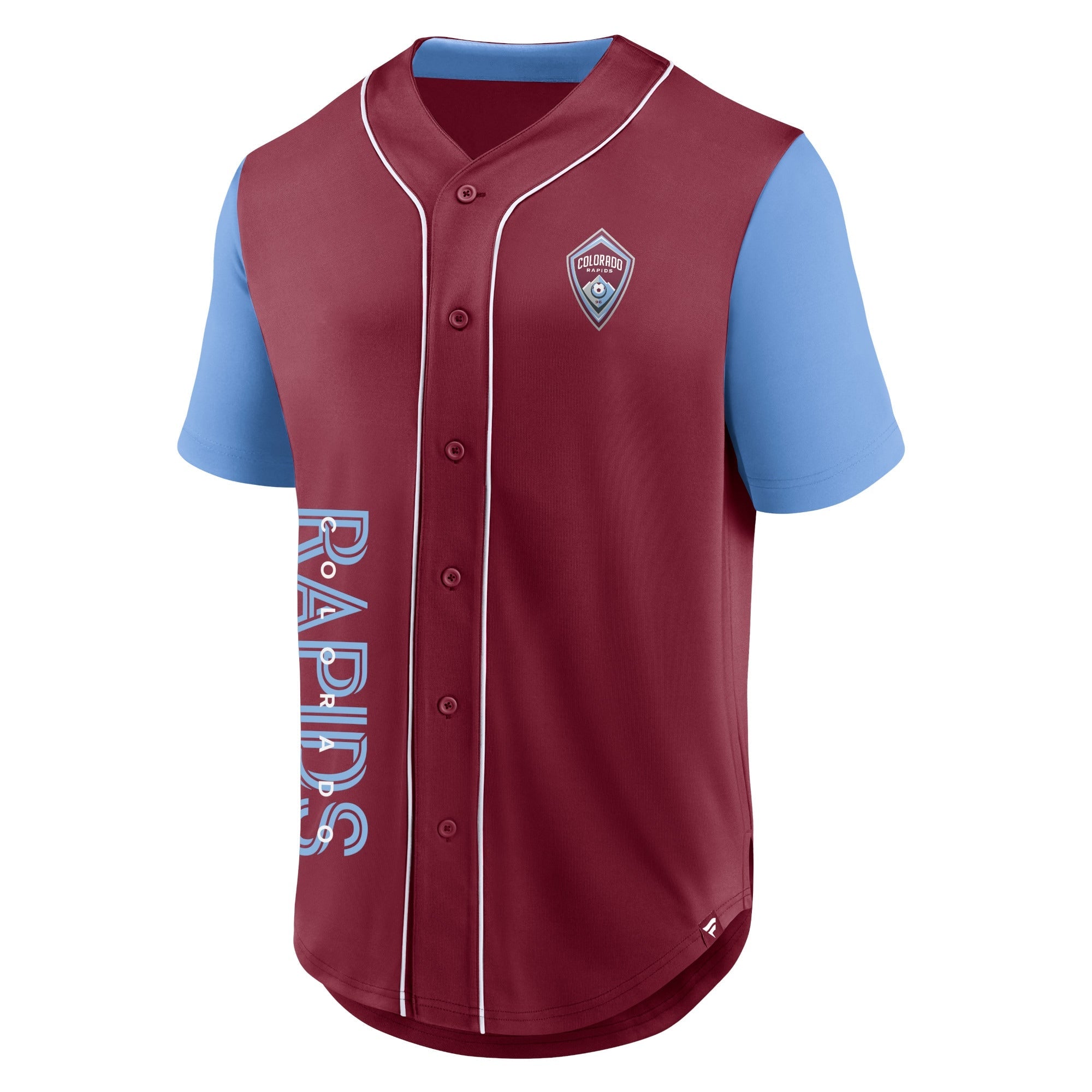 Colorado Rapids Fanatics Balance Fashion Baseball Shirt - Burgundy