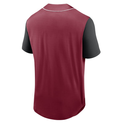 Atlanta United FC Fanatics Balance Fashion Baseball Shirt - Red