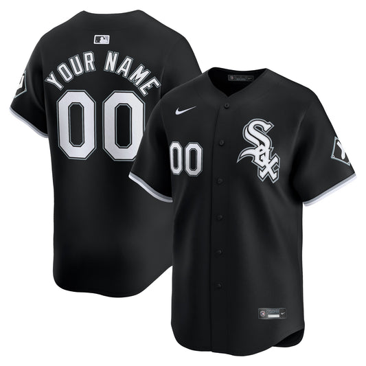 Chicago White Sox Alternate Limited Custom Shirt – Black