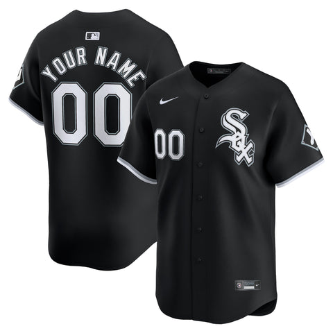 Chicago White Sox Alternate Limited Custom Shirt – Black