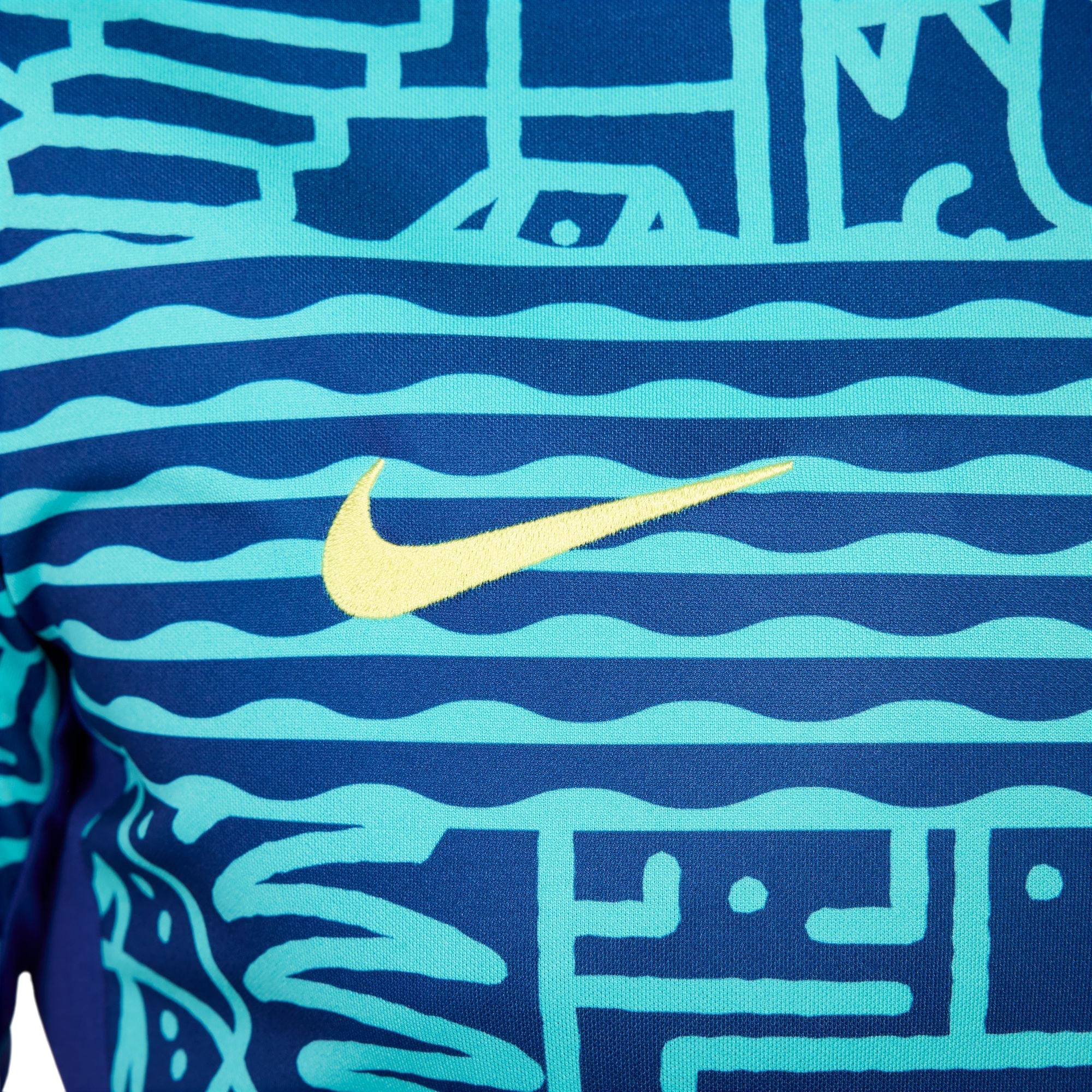 Brazil National Team 2024 Academy Pro Pre-Match Top - Blue