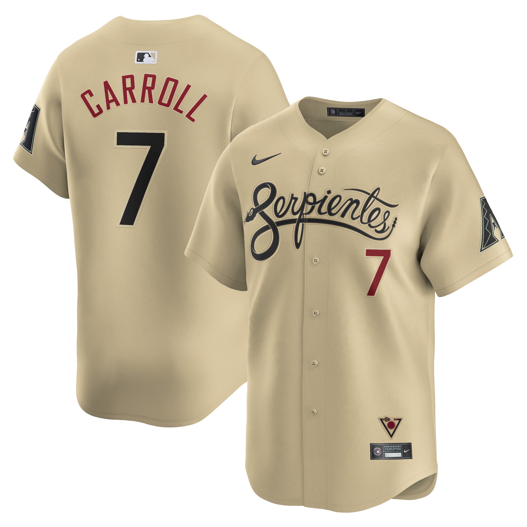 Corbin Carroll Arizona Diamondbacks City Connect Limited Player Shirt - Sand
