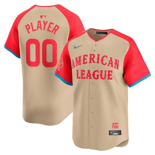 American League 2024 MLB All-Star Game Limited Pick-A-Player Custom Shirt - Cream