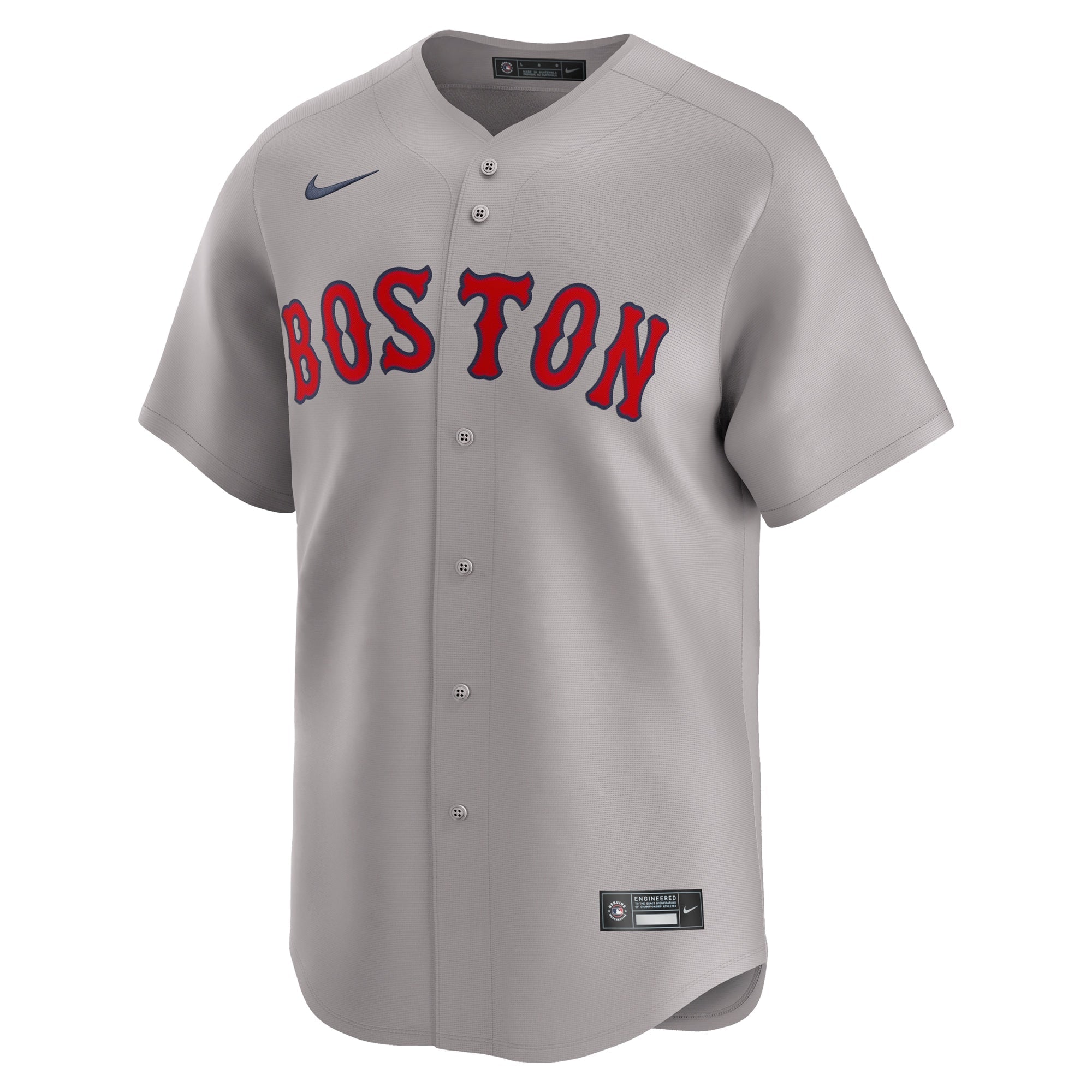 Boston Red Sox Away Limited Custom Shirt - Gray