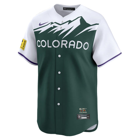 Colorado Rockies City Connect Limited Custom Shirt - Green