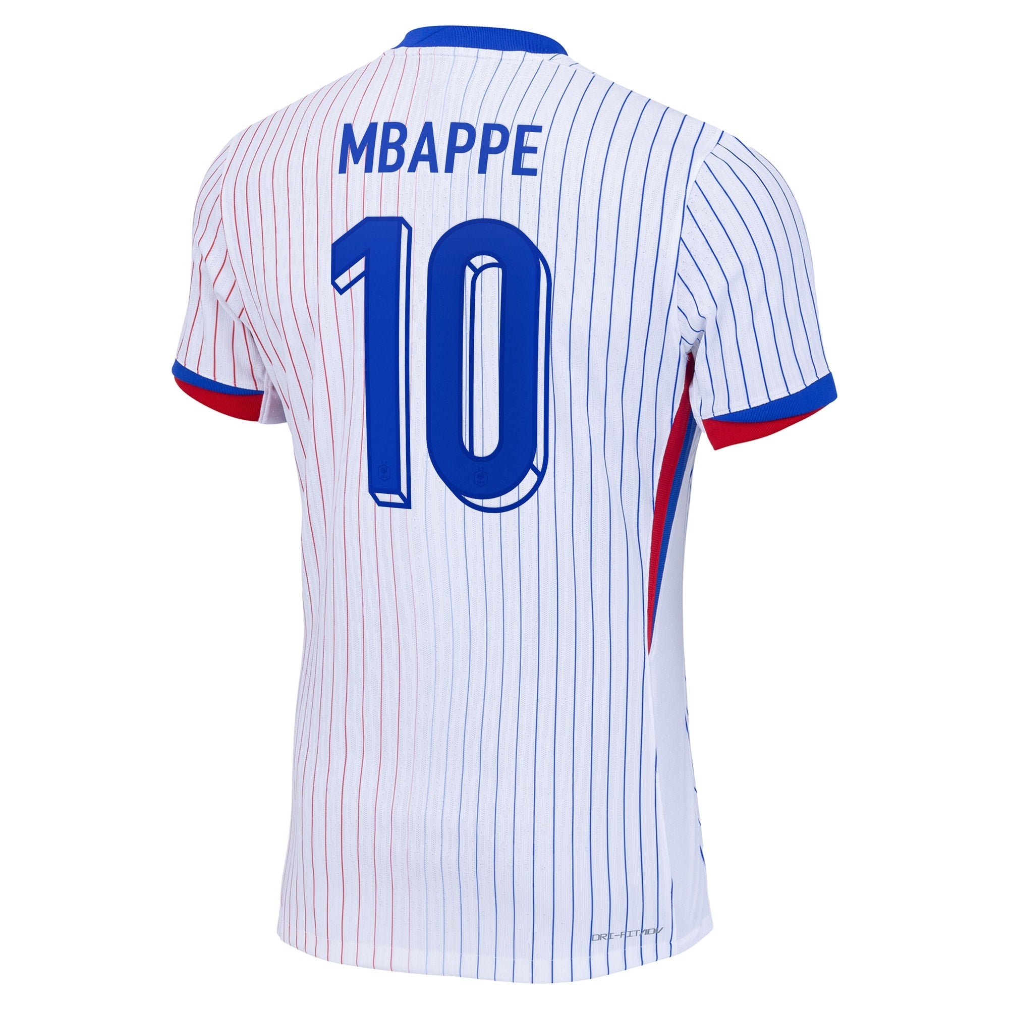 Kylian Mbappe France National Team 2024 Away Shirt - White