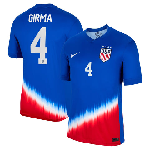 Naomi Girma USWNT 2024 Away Shirt - Royal