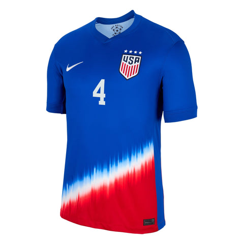 Naomi Girma USWNT 2024 Away Shirt - Royal