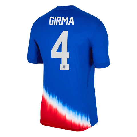 Naomi Girma USWNT 2024 Away Shirt - Royal