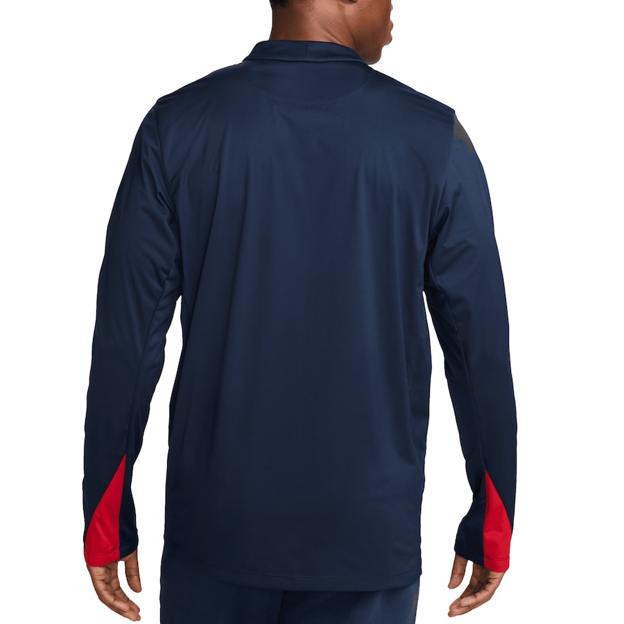 USMNT 2024 Strike Drill Performance Quarter-Zip Pullover Top - Navy