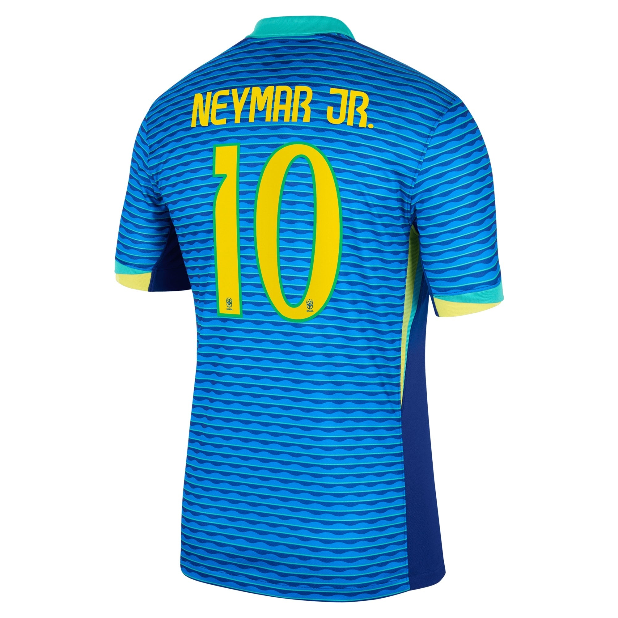 Neymar Jr. Brazil National Team 2024 Away Stadium Player Shirt – Blue