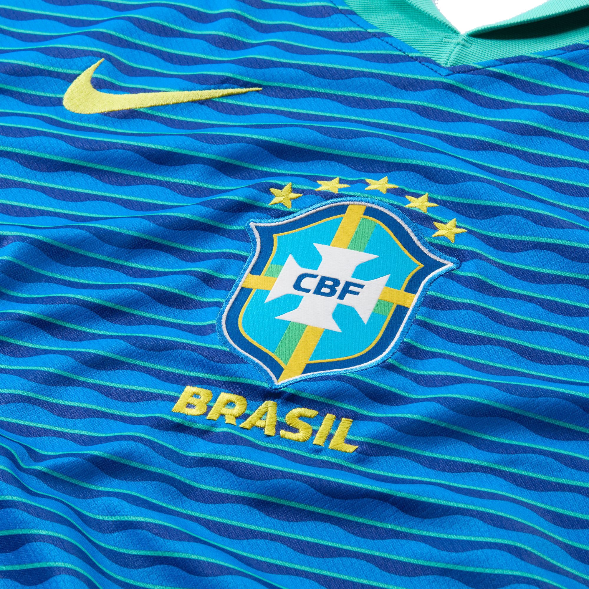 Neymar Jr. Brazil National Team 2024 Away Stadium Player Shirt – Blue