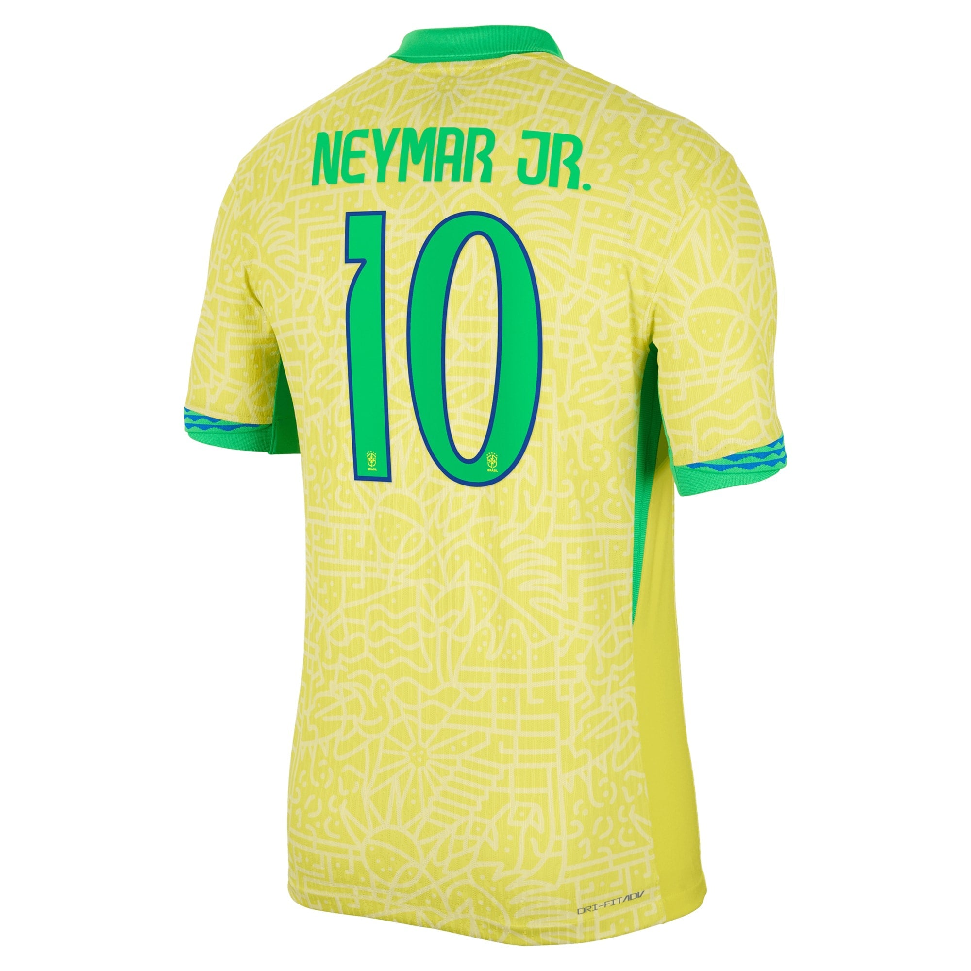 Neymar Jr. Brazil National Team 2024 Home Match Player Shirt – Yellow
