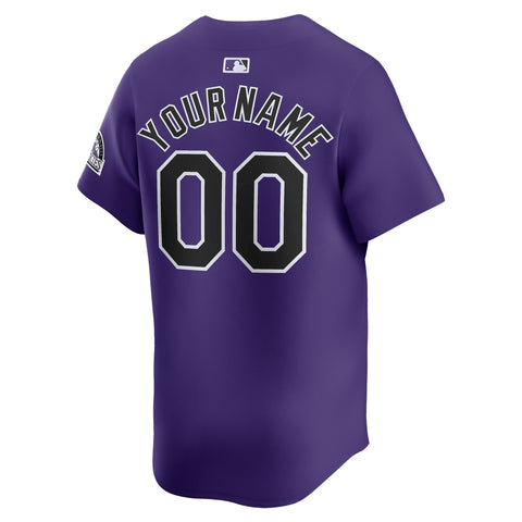 Colorado Rockies Alternate Limited Custom Shirt – Purple