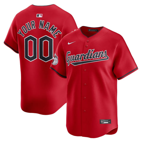 Cleveland Guardians Alternate Limited Custom Shirt – Red