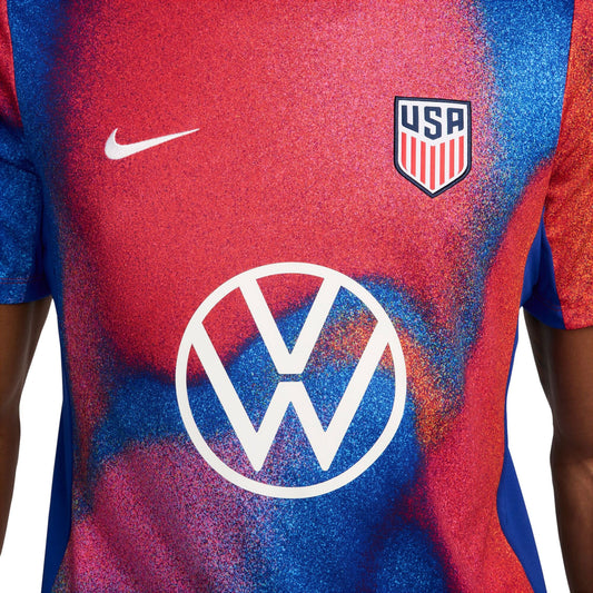 USMNT 2024 Academy Pro Pre-Match Top - Royal