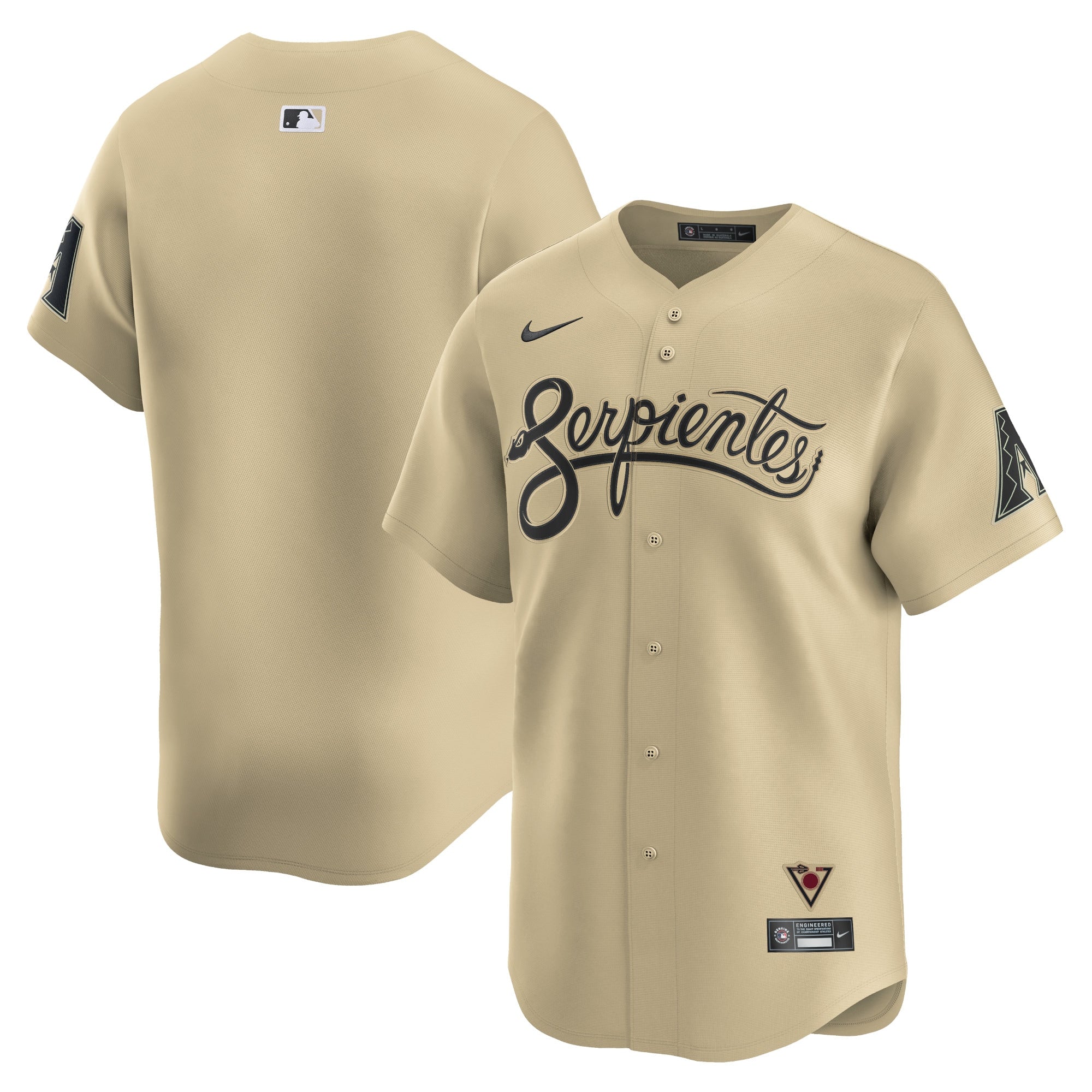 Arizona Diamondbacks City Connect Limited Custom Shirt - Sand