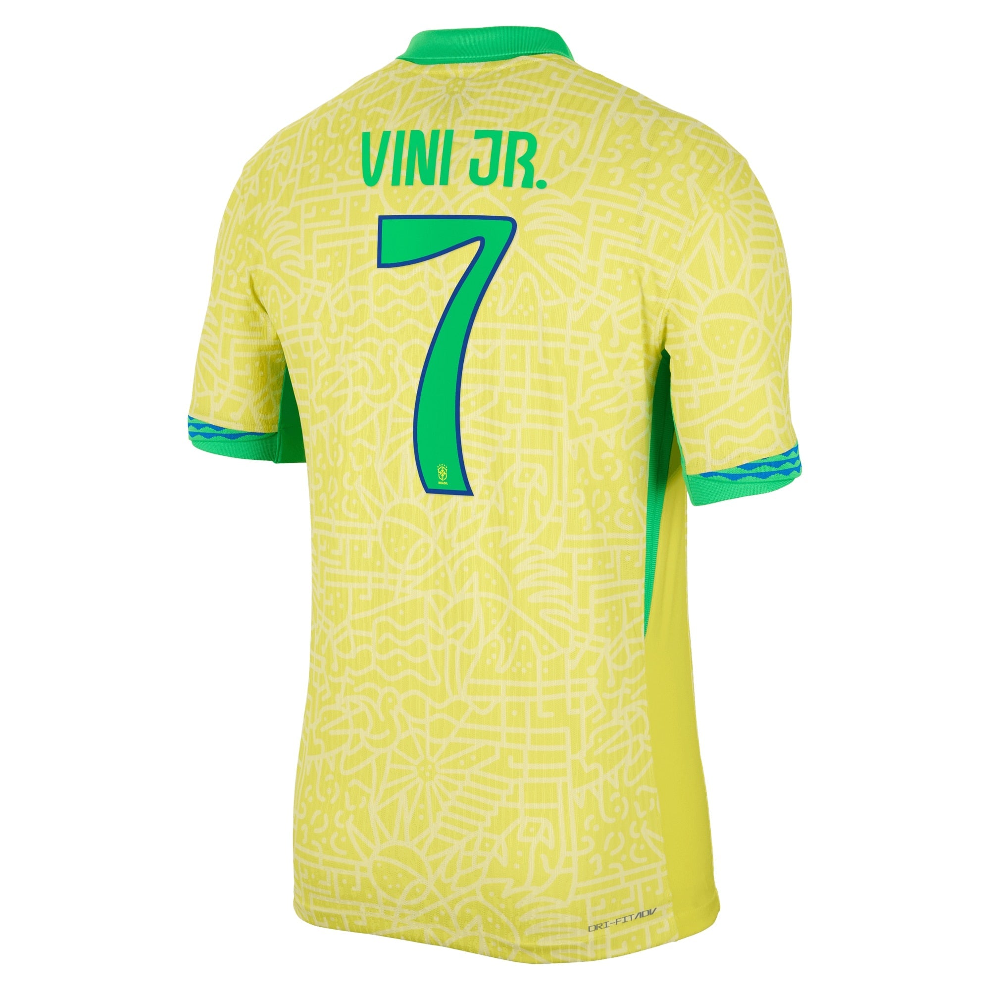 Vini Jr. Brazil National Team 2024 Home Shirt - Yellow
