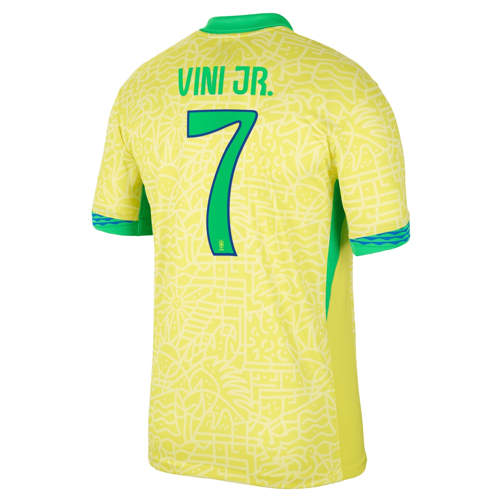 Vini Jr. Brazil National Team 2024 Home Shirt - Yellow