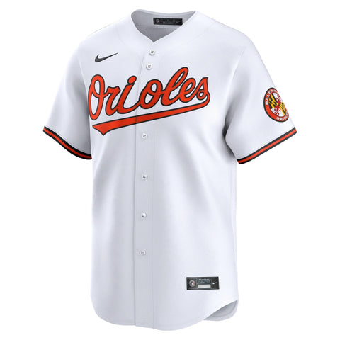 Baltimore Orioles Home Limited Custom Shirt - White