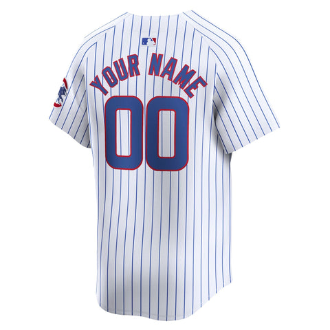 Chicago Cubs Home Limited Custom Shirt - White