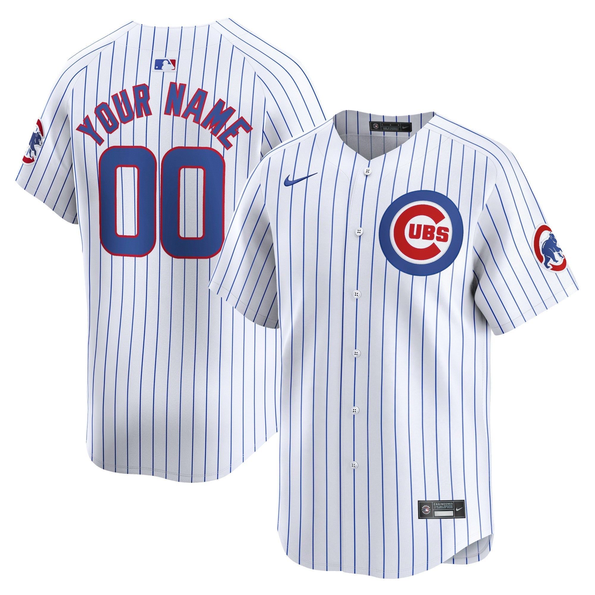 Chicago Cubs Home Limited Custom Shirt - White