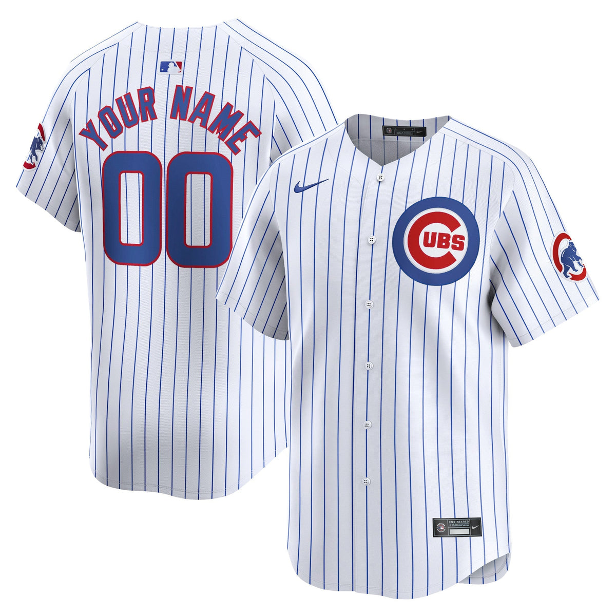 Chicago Cubs Home Limited Custom Shirt - White