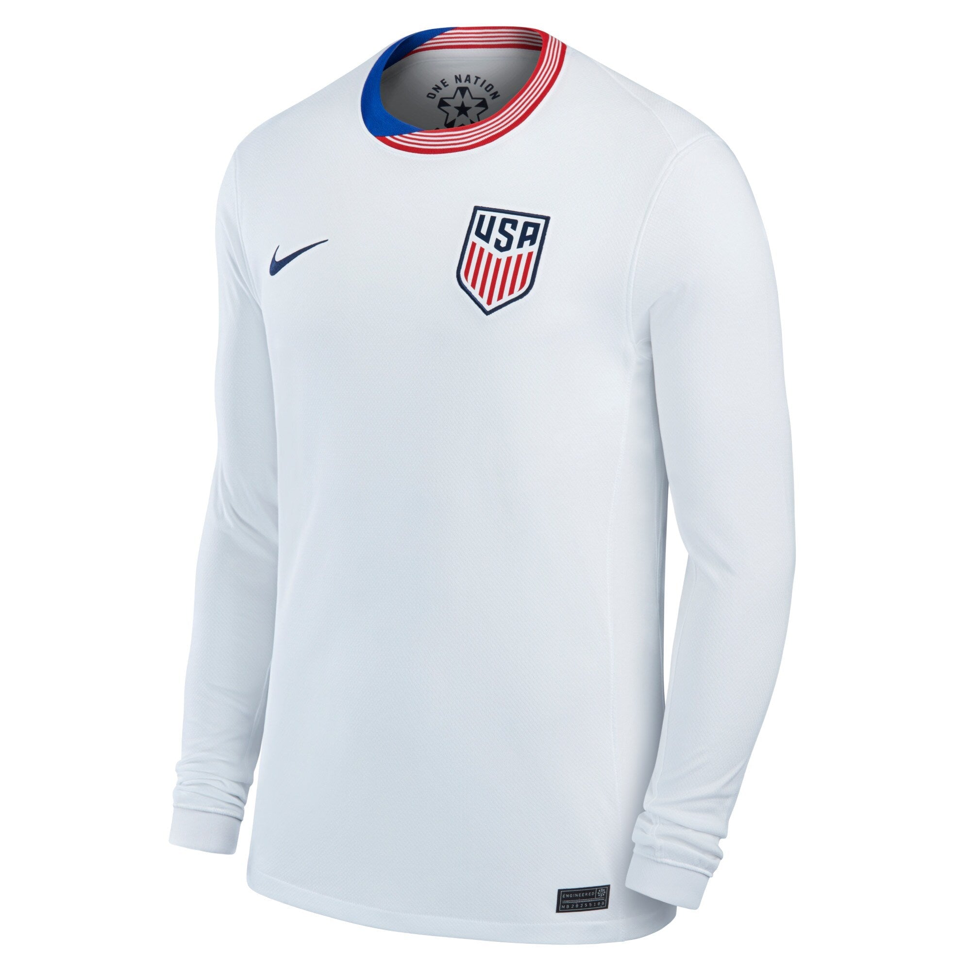 USMNT 2024 Home Long Sleeve Shirt - White