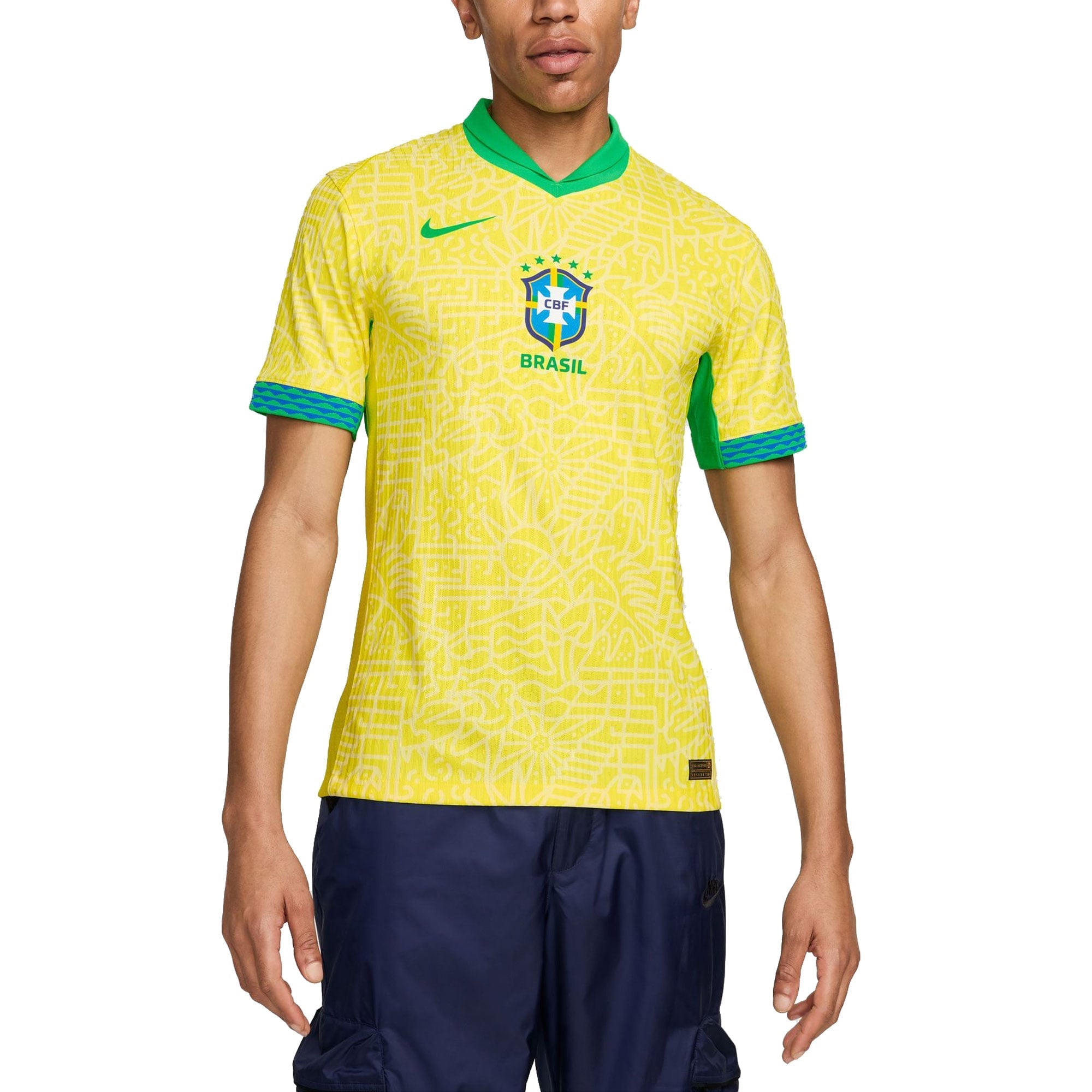 Brazil National Team 2024 Home Match Shirt – Yellow
