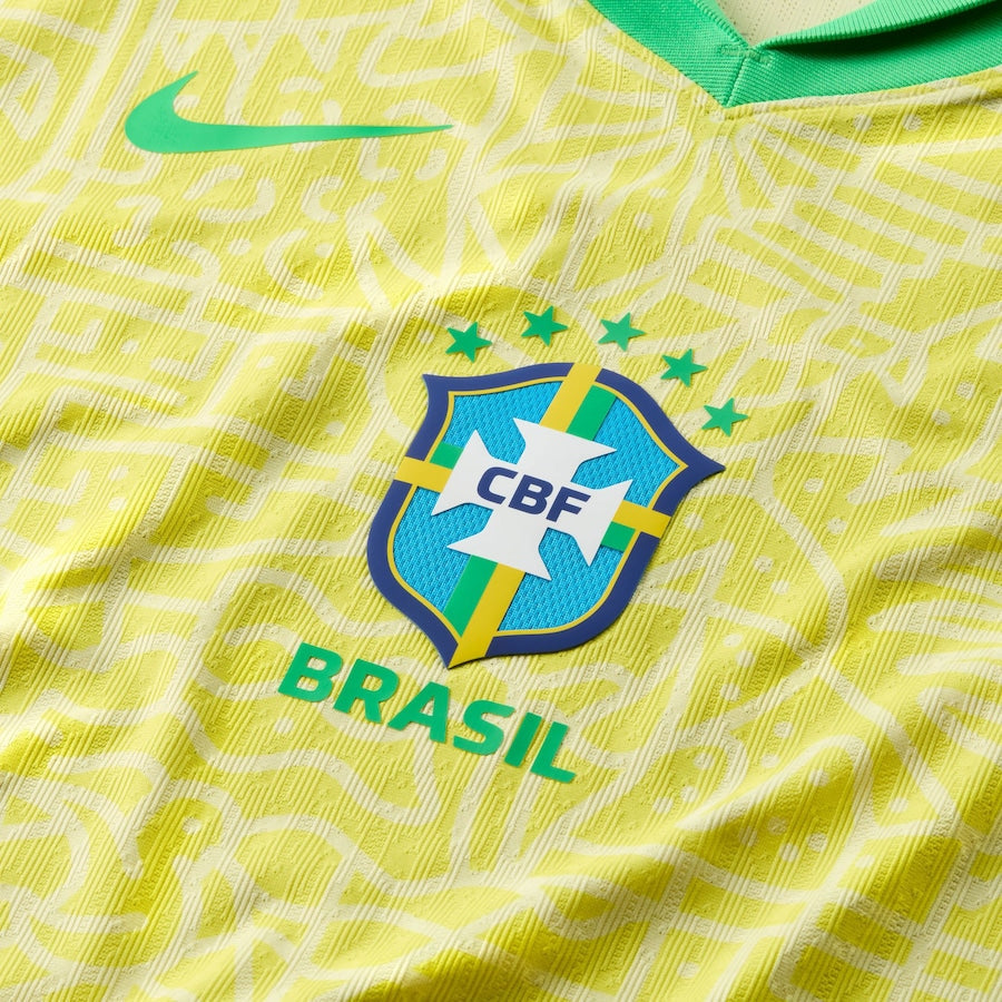 Brazil National Team 2024 Home Match Shirt – Yellow