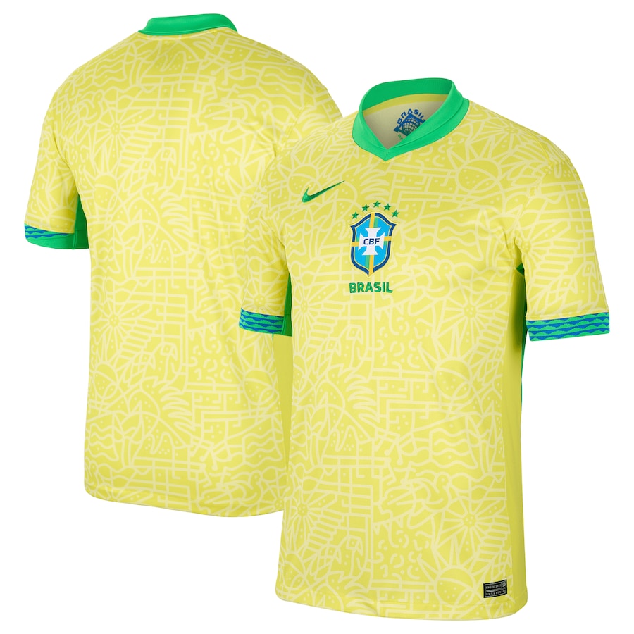 Brazil National Team 2024 Home Stadium Shirt – Yellow