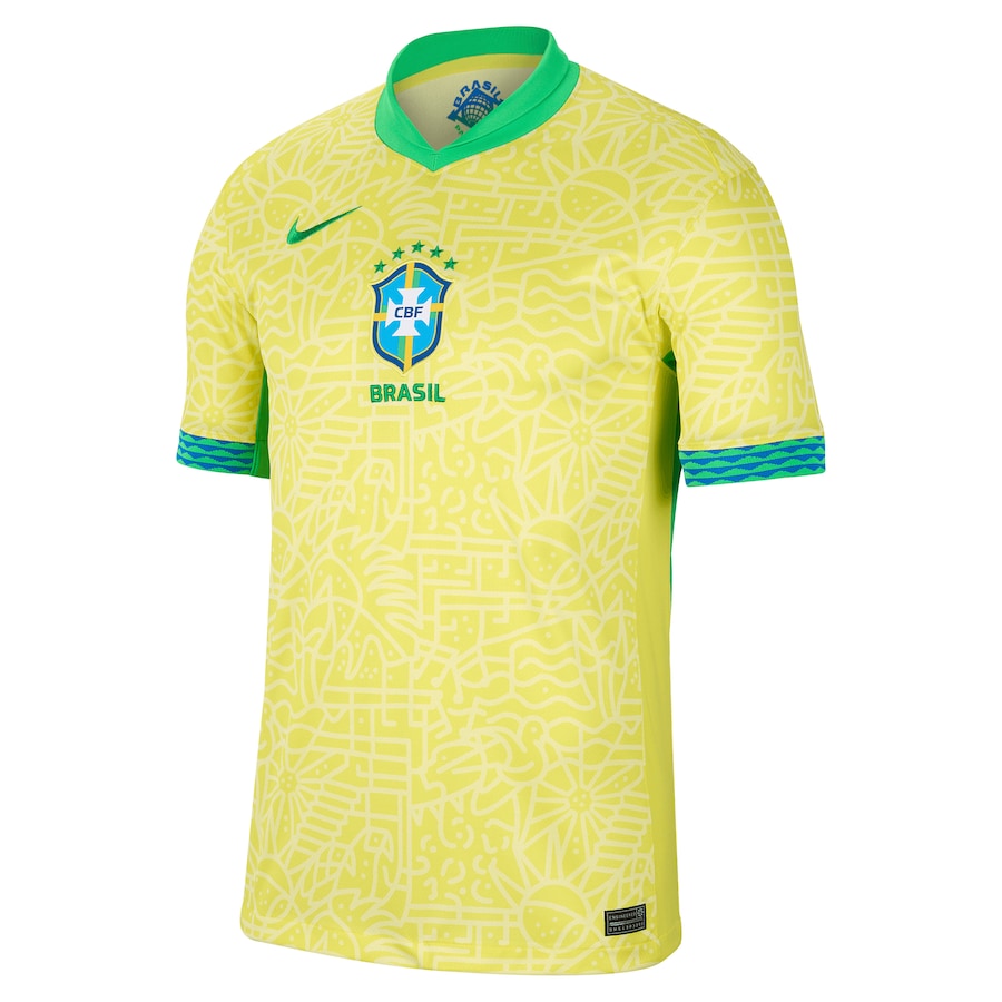 Brazil National Team 2024 Home Stadium Shirt – Yellow