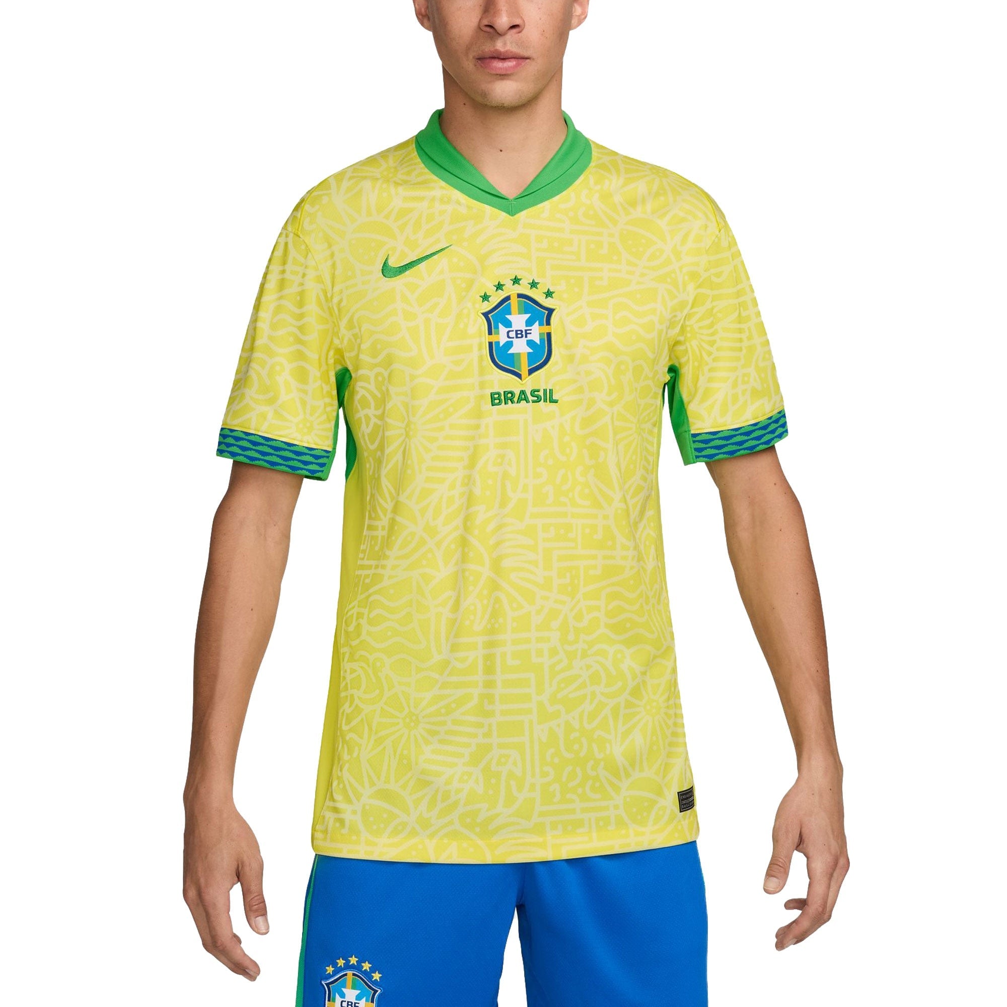 Brazil National Team 2024 Home Stadium Shirt – Yellow