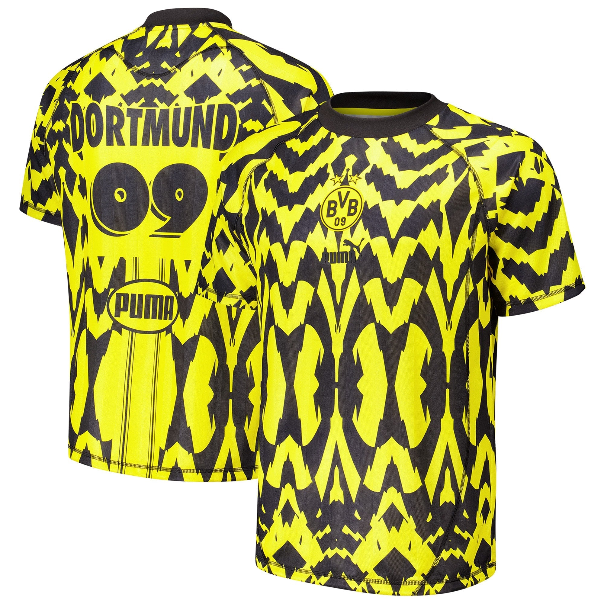 Borussia Dortmund Statement Retro Shirt - Yellow