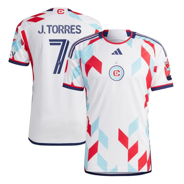 Chicago Fire J.Torres Unisex Shirt White 202324 A Kit For All Player Jersey