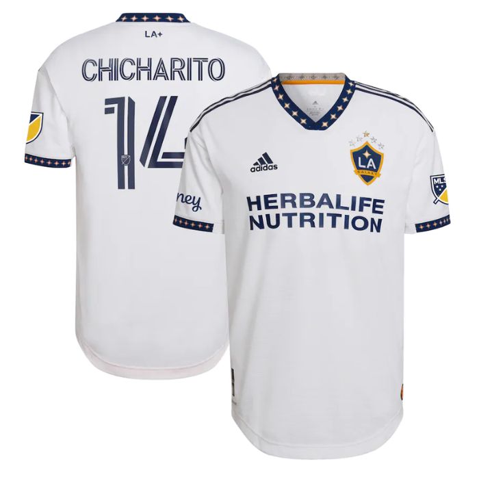 Chicharito LA Galaxy Unisex Shirt 2022 City of Dreams Kit Player Jersey - White