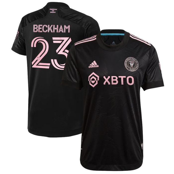 David Beckham Inter Miami CF Unisex Shirt 2021 La Palma Player Jersey - Black