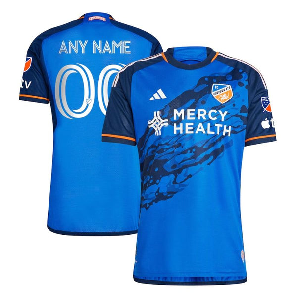 FC Cincinnati Unisex Shirt 2023 River Kit Custom Jersey - Blue