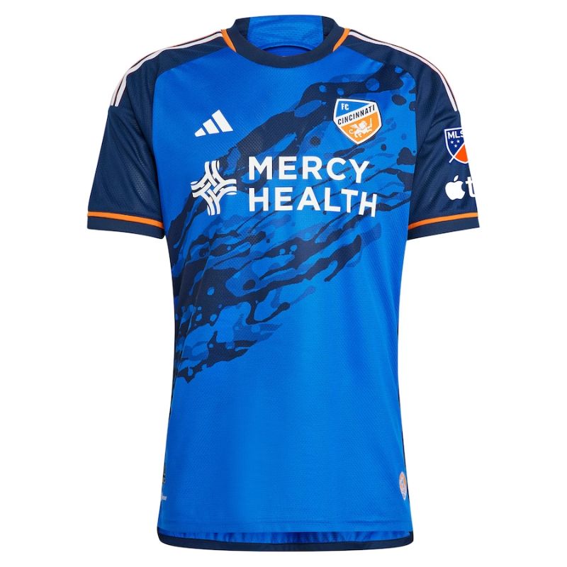 Obinna Nwobodo FC Cincinnati Unisex Shirt 2023 River Kit Player Jersey - Blue