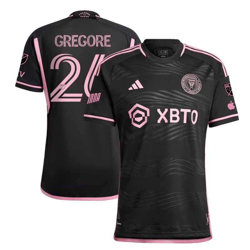 Inter Miami CF Gregore Unisex Shirt Black 202324 Player Jersey